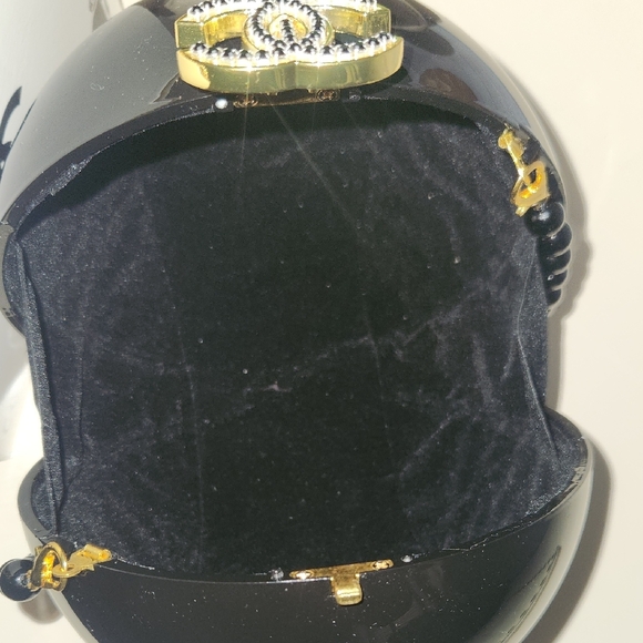 Rare! Black Pearl Sphere Bag. 2016 VIP Gift From Dubai! Incredibly Hard To Find! - Picture 6 of 11